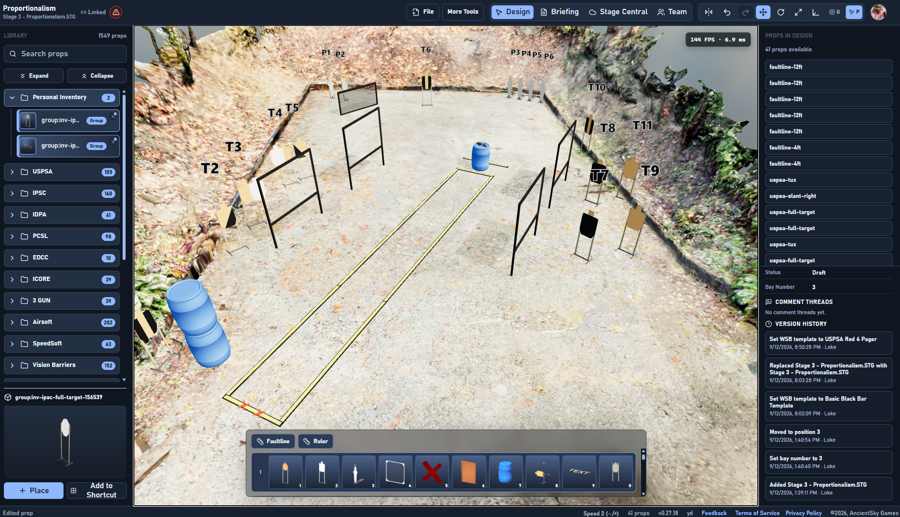 Practisim Designer 3D stage editor